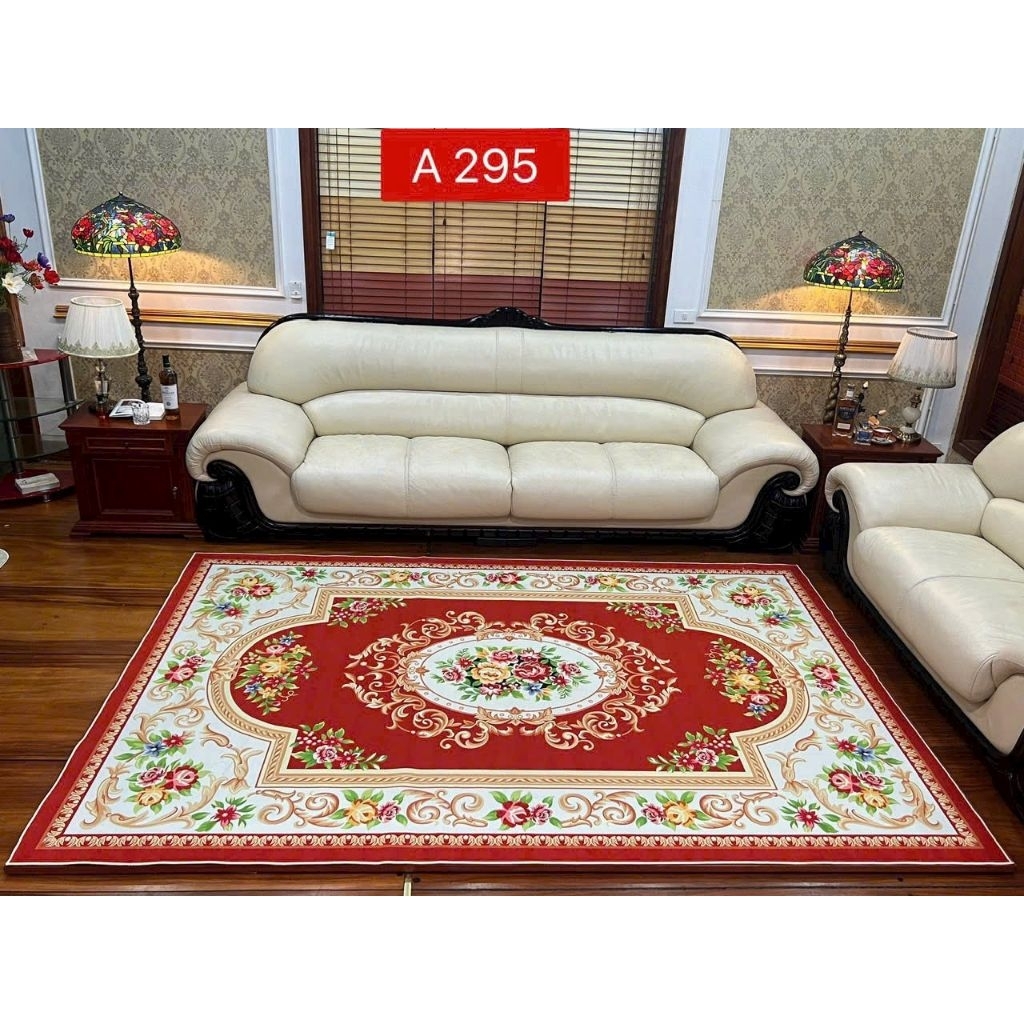 5D BALI FLOOR CARPET FOR LIVING ROOM DECORTATION ROYAL RED MODEL 2MX3M