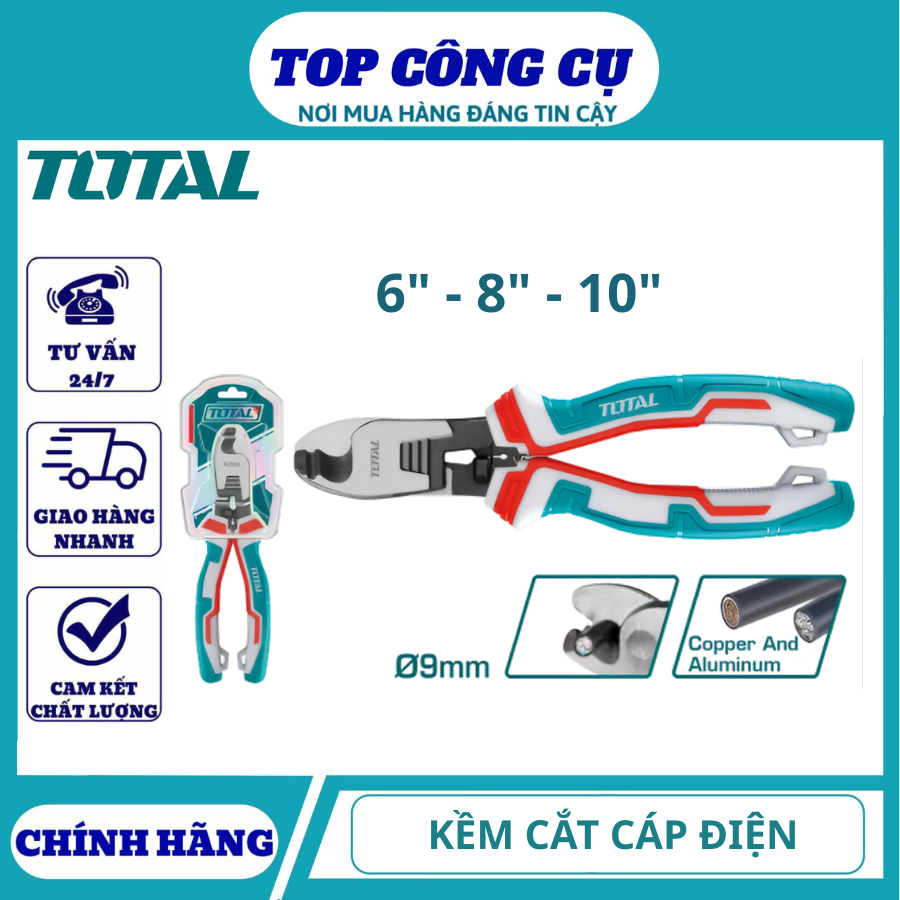 TOTAL TOTAL เครื่องตัดสายไฟ 6 8 10 THT11561 / THT11581 / THT115101