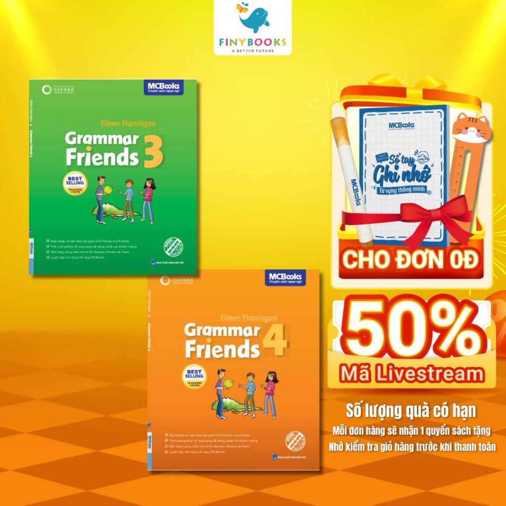 หนังสือ - English Grammar Combo Grammar Friends ระดับ 3, 4 - ลําดับโดย Oxford University Press สําหร