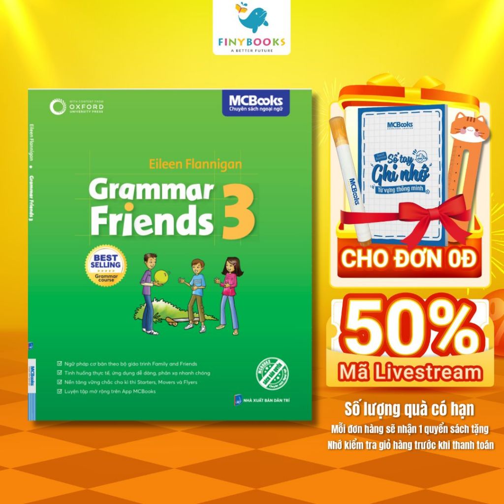 หนังสือ - Grammar Friends 3 - MCBooks