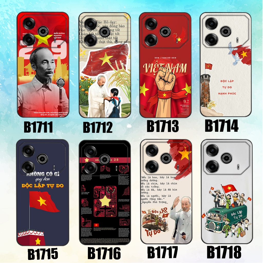 เคส Tecno POVA 6 NEO / POVA 6 PRO 5G พิมพ์ด้วยภาพลุงรักน้ําอิสระ / ฝาครอบยืดหยุ่นป้องกันสีส้ม