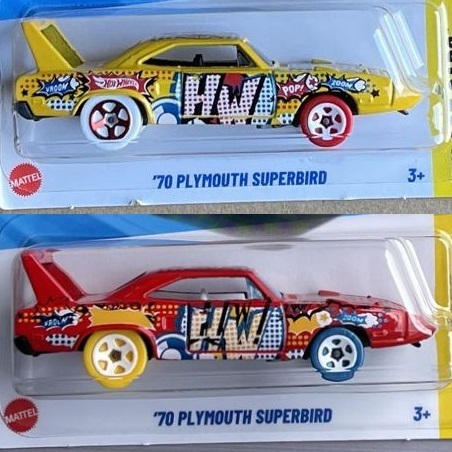 Hot Wheels 1970 70 Plymouth Superbird muscle pony sports car model