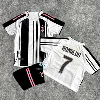 ชุดฟุตบอล/ฟุตบอลเด็ก ยูเวนตุส 25/26 (กางเกง + เสื้อ) - ผ้าไท…