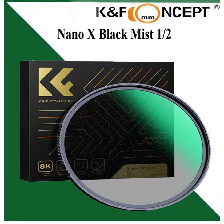 กรอง K&F Concept Black Mist 1/2 (ส่งผ่าน 7%)