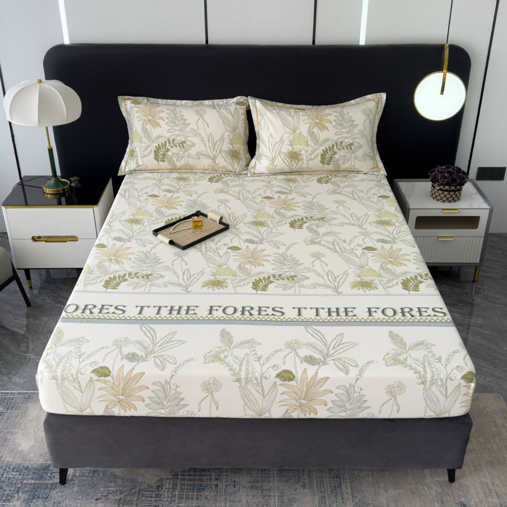 ผ้าปูที่นอนผ้าไหมไทย ผ้าปูที่นอนที่นอน แผ่นผ้าไหม (ไม่รวมปลอกหมอน) แผ่นผ้าไหม ผ้าปูที่นอนผ้าไหม m2/m