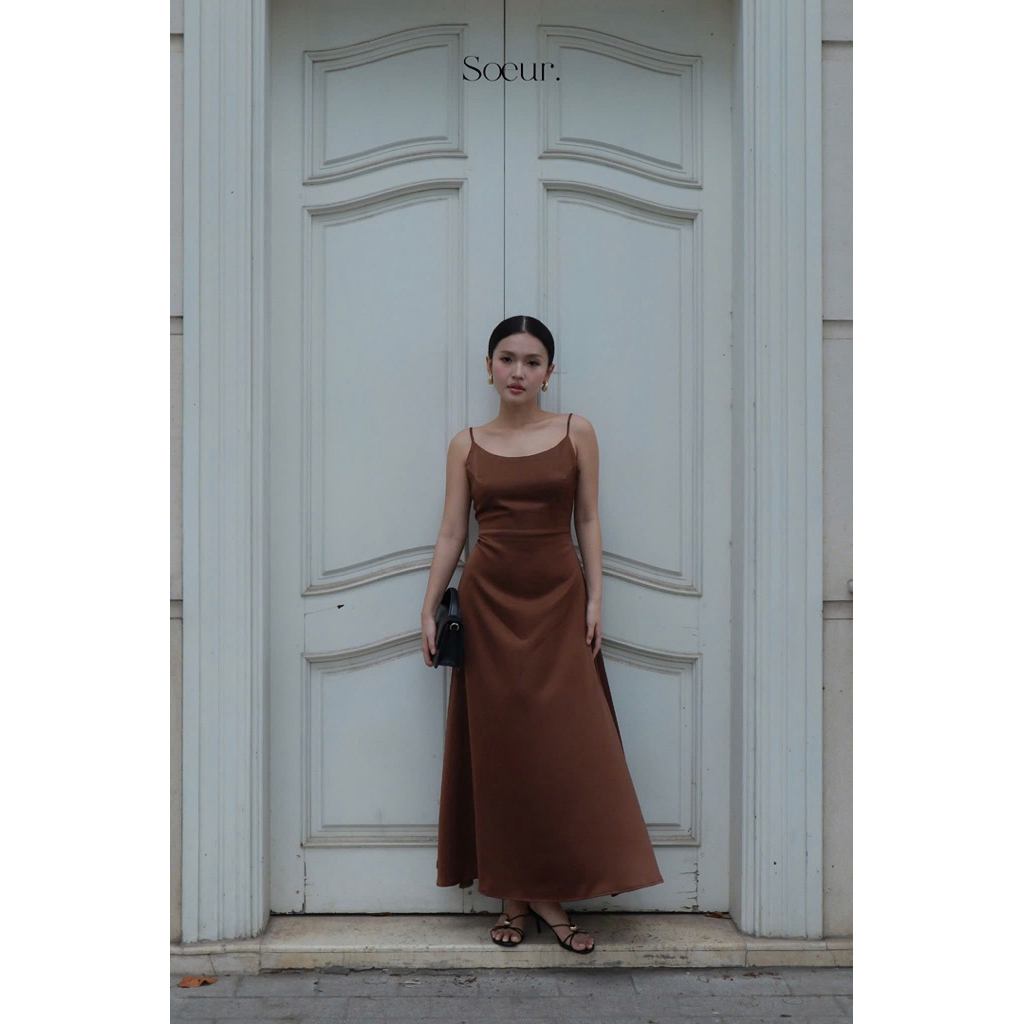 SOEUR LAYLA SILK DRESS - SOEUR LAYLA SILK DRESS