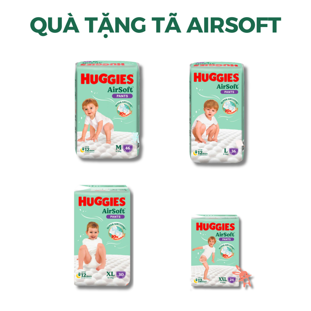 HUGGIES AIRSOFT DIAPER M/L/XL/XXL