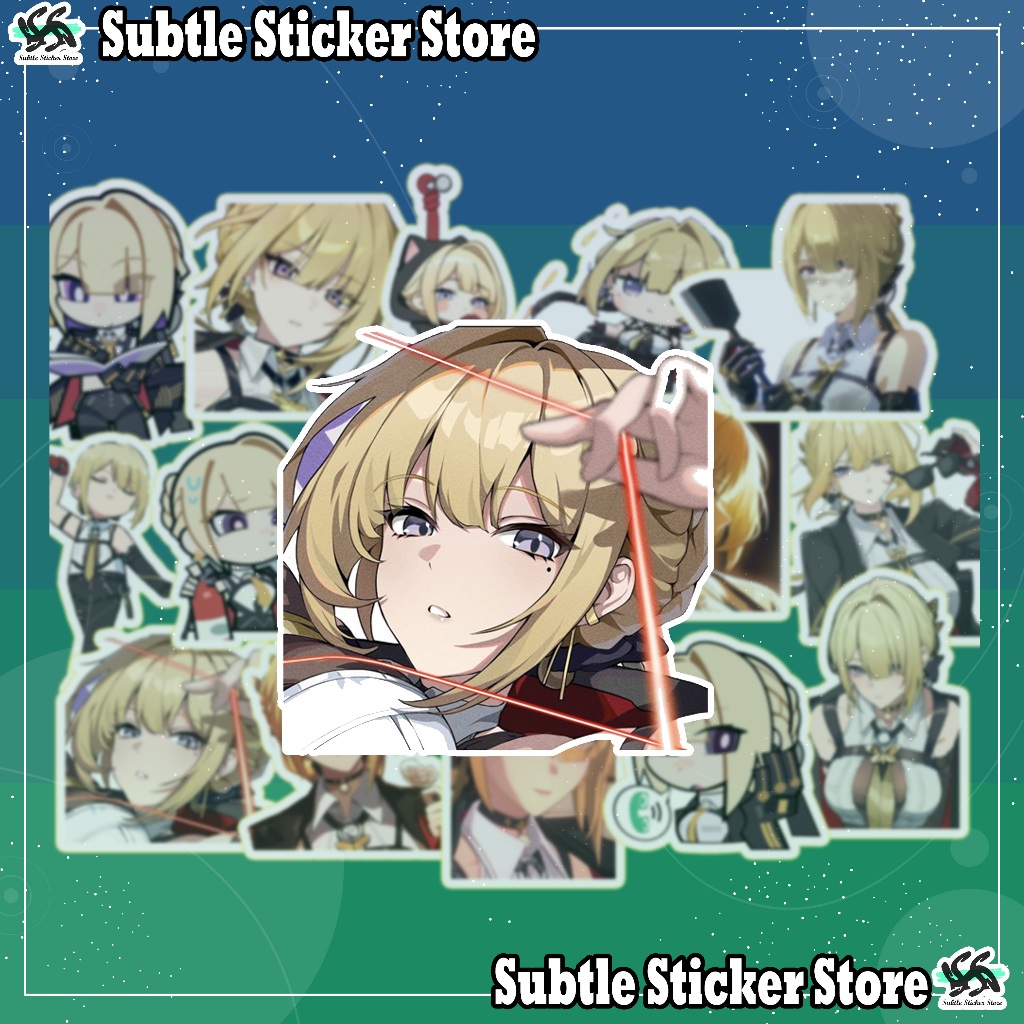 [Zenless Zone Zero] - ชุดสติ๊กเกอร์ 10/15 ชิ้น Evelyn Chevalier - Evelyn | Morning and Dark Sparse C