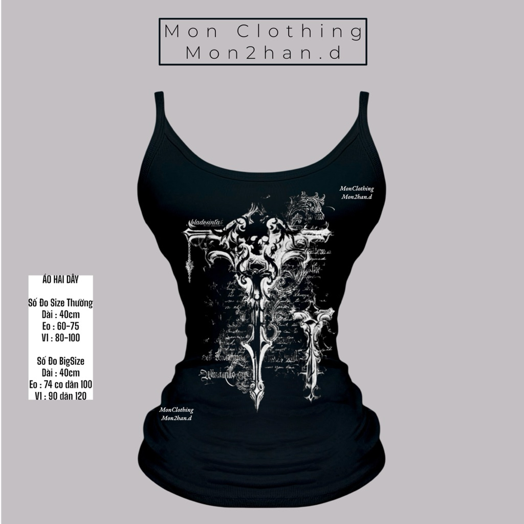 | มีไซด์ใหญ่ | 2S BLACK Y2K BY MON CLOTHING / เสื้อยืดสีดํา Y2K