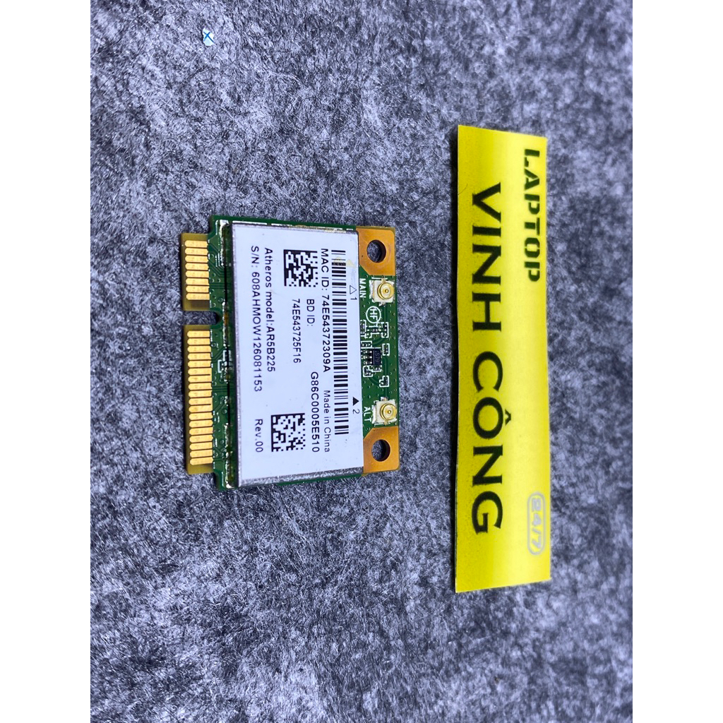 Wifi Card สําหรับแล็ปท็อป Toshiba L840 รุ่น AR5B225 ถอดประกอบ