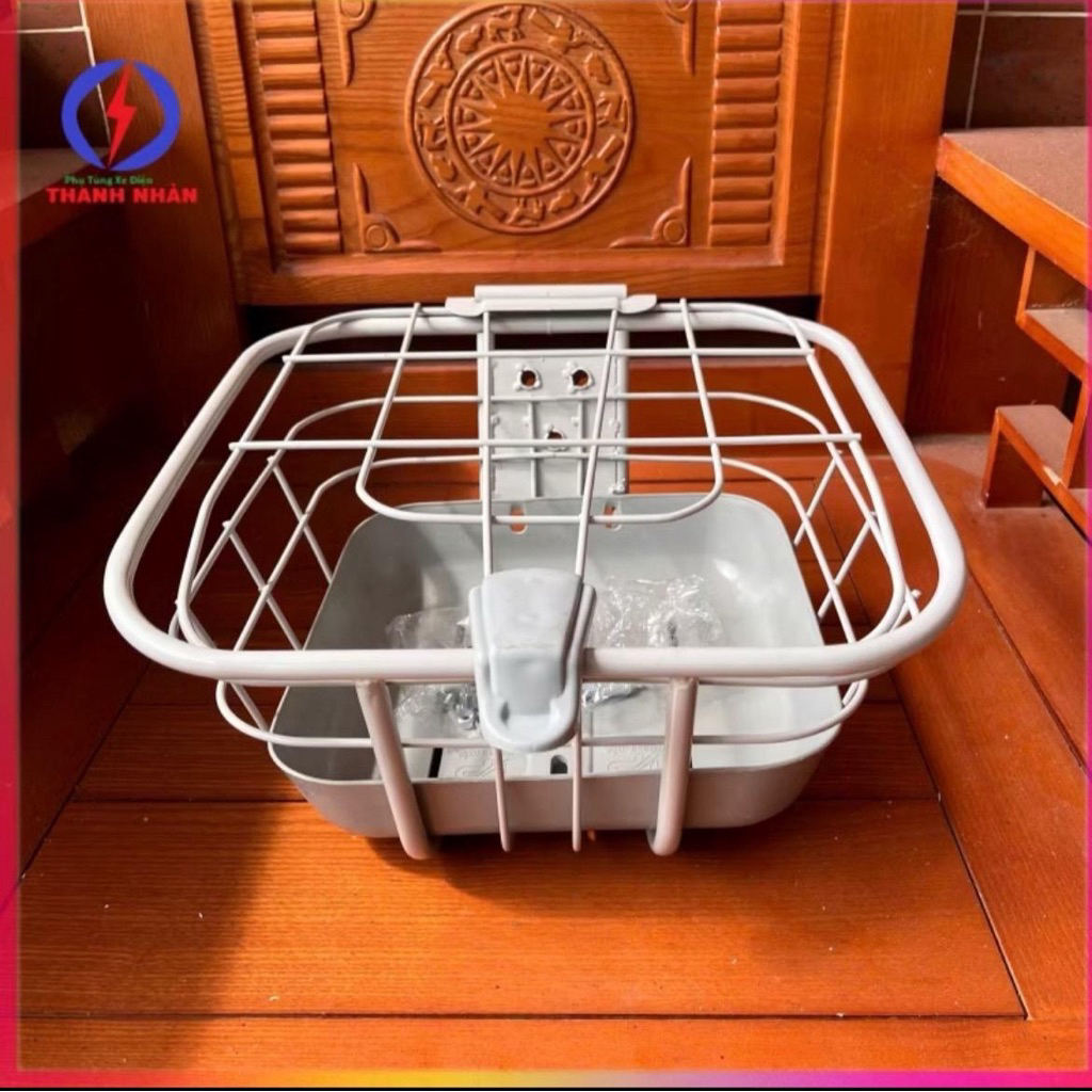 Moka Basket Yadea i8 จักรยานไฟฟ้า, ตะกร้าติดตั้ง Moka Xbull TTFairy หนาและทนทานรถยนต์ไฟฟ้าที่สวยงาม