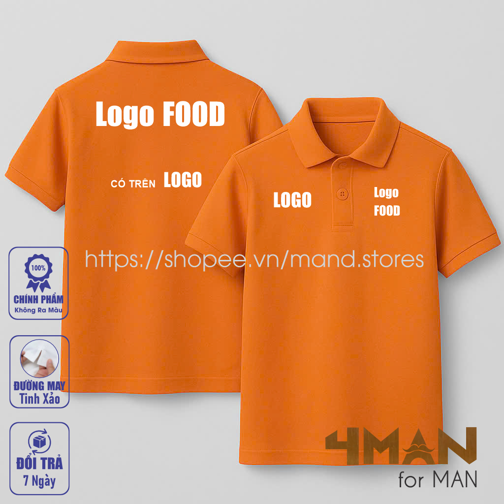 เสื้อยืดโปโล SPX FOOD - SPX Express (โลโก้เต็ม) เสื้อยืดจระเข้ CVC ระดับพรีเมี่ยม หนา เนียน เย็นสบาย