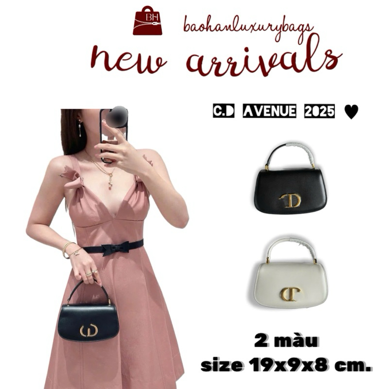 กระเป๋าสะพายข้าง Avenue พร้อม snap lock ขนาด 19x9x8cm กะทัดรัด 2 สีคุณภาพสูง