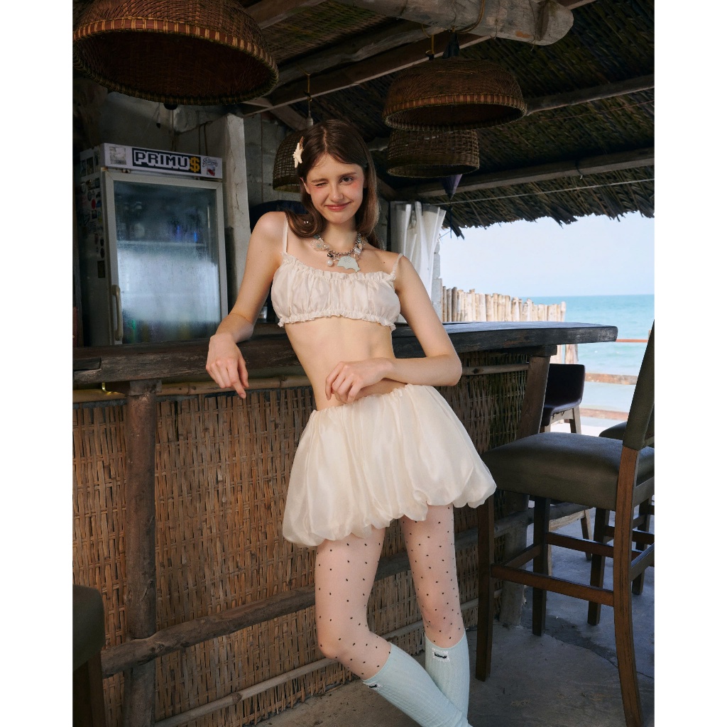 กระโปรงเรืองแสง - Remmus | กระโปรงสควอช ราบรื่น เบาๆ สําหรับผู้หญิง