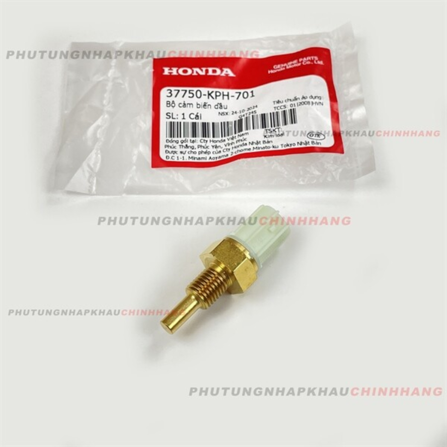 เซ็นเซอร์อุณหภูมิน้ํามันหล่อลื่น Honda Wave RSX, Vision, Future 125 – รหัส 37750-KPH-701 – ของแท้