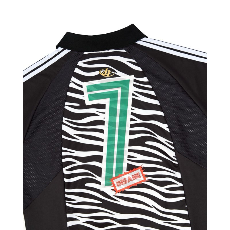 InsaneCl ZEBRA JERSEY Form Oversize Unisex Poly Fabric 2 Leather Jersey - รูปที่ 4