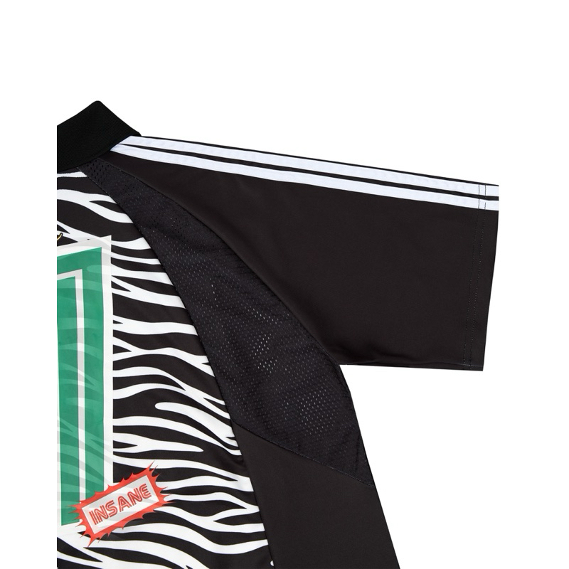 InsaneCl ZEBRA JERSEY Form Oversize Unisex Poly Fabric 2 Leather Jersey - รูปที่ 6