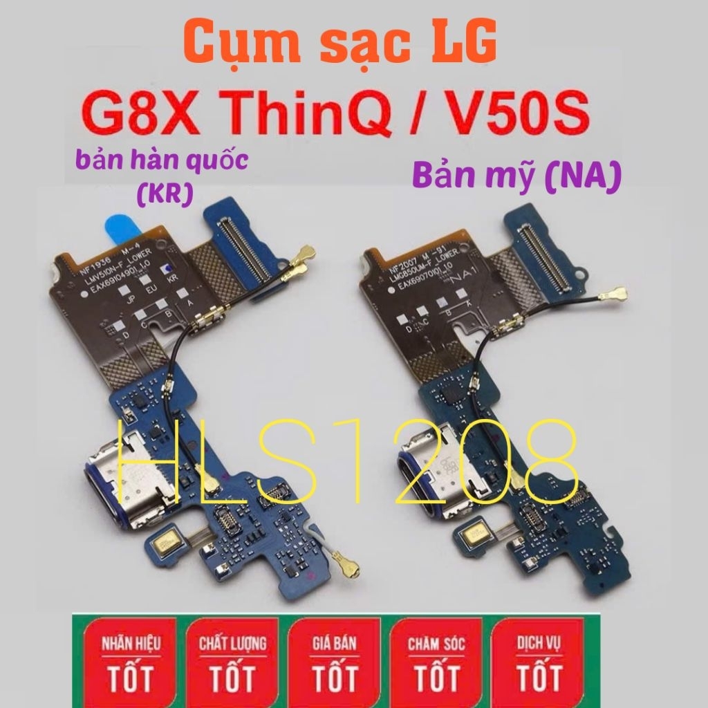 พอร์ตชาร์จ LG G8x ThinQ ใหม่ของแท้ ชุดหางชาร์จ ไมโครโฟน LG g8x v50s บางq