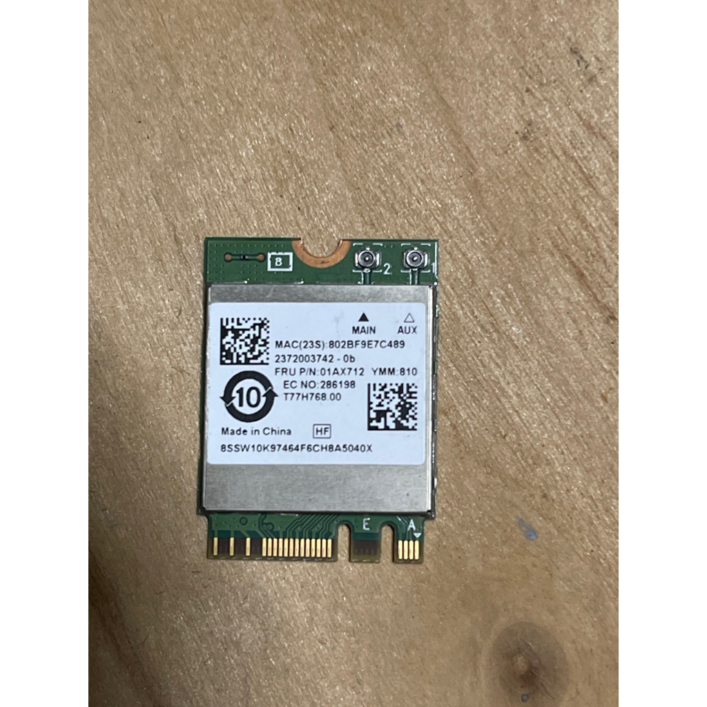 การ์ด wifi Realtek RTL8822BE