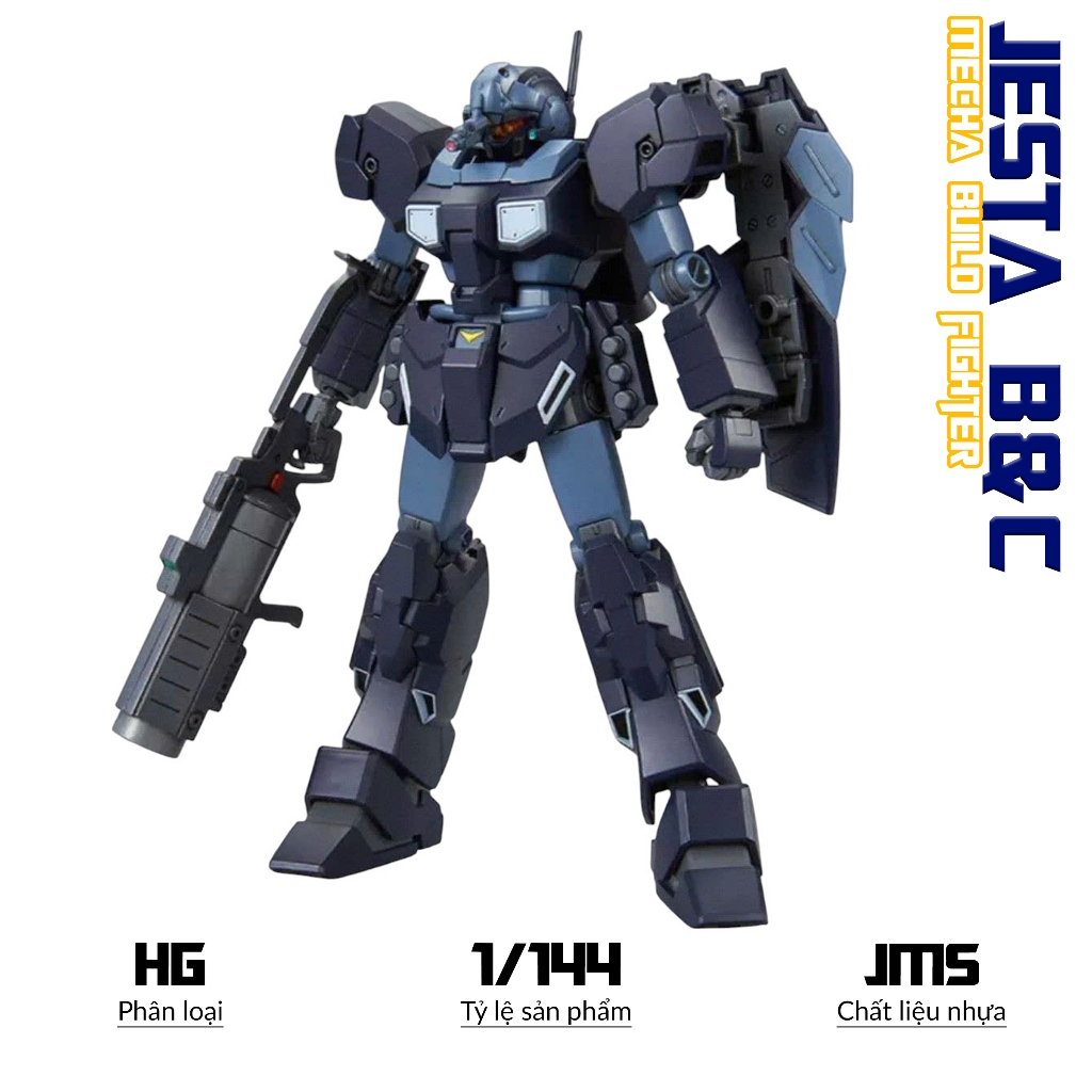 HG Jesta Shezar Type Team B&C รุ่น 1/144 Mecha, ของเล่นประกอบพลาสติก