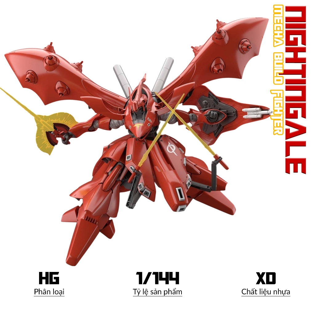 โมเดล HG Nightingale, HGUC 1/144 Mecha, ประกอบของเล่น