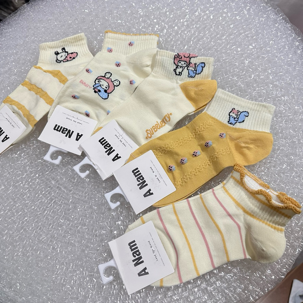 ชุดถุงเท้า Baby Squirrel สวยงาม ระบายอากาศได้ดี 10 คู่