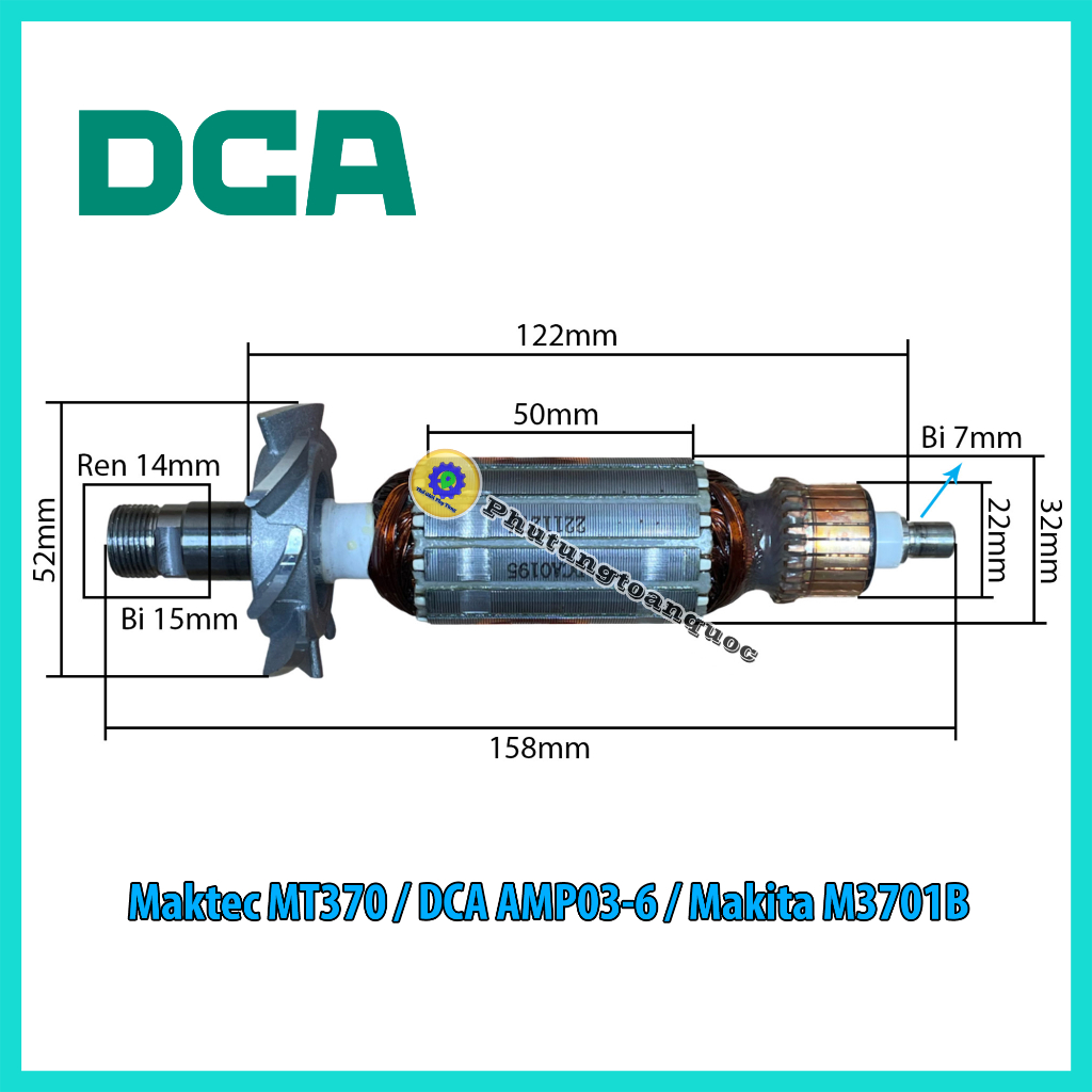 Makita M3701B - Maktec MT370 - DONGCHENG DMP03-6 หรือ DCA AMP03-6