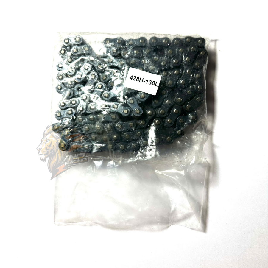 โซ่ดํา 10 มม. (428H) – 116–130 Eyes – โซ่ทนทานสุด ๆ สําหรับ Sirius, Exciter, Winner, Wave, Dream