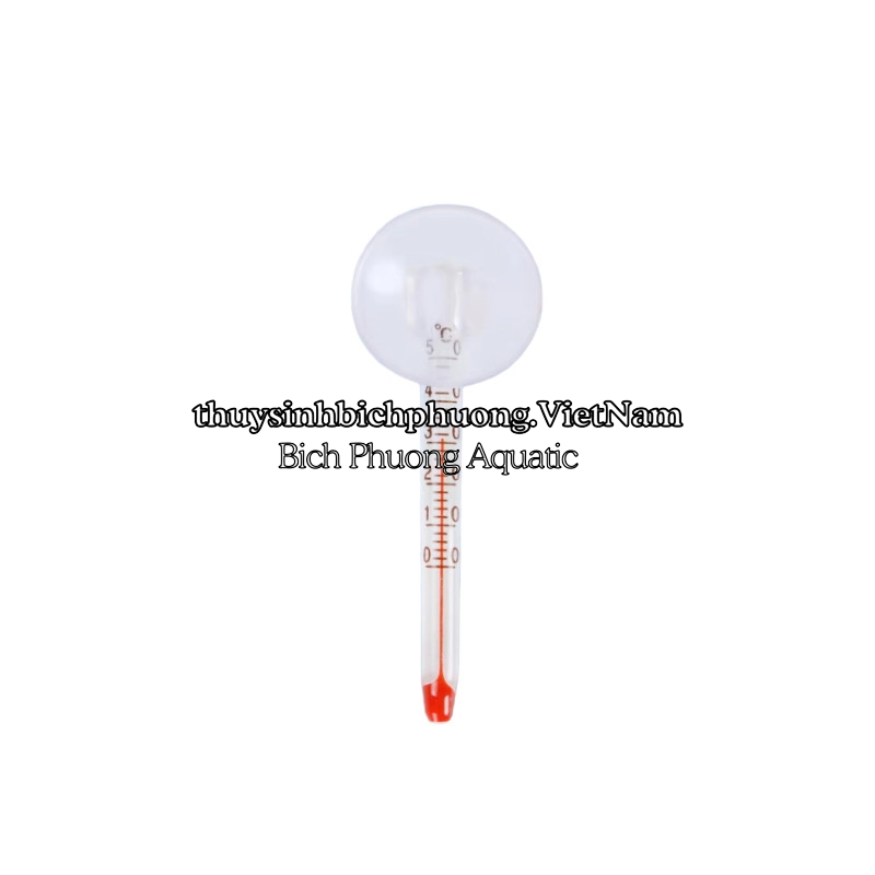 MINI WHITE THERMOMETER - AQUARIUM THERMOMETER สอดคล้องกับถัง TEMPERATURE