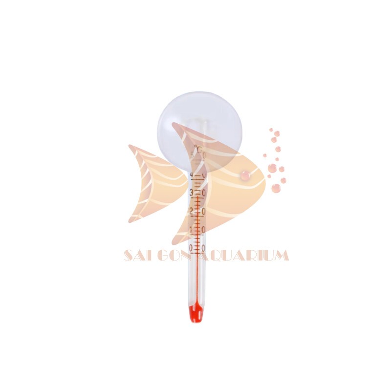 MINI WHITE THERMOMETER - AQUARIUM THERMOMETER สอดคล้องกับถัง TEMPERATURE