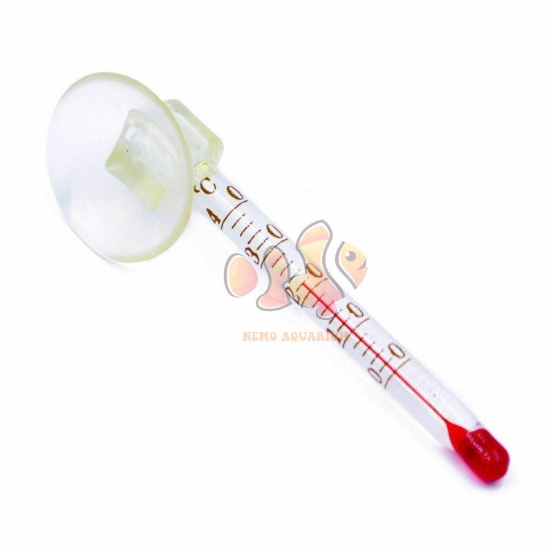 MINI WHITE THERMOMETER - AQUARIUM THERMOMETER สอดคล้องกับถัง TEMPERATURE