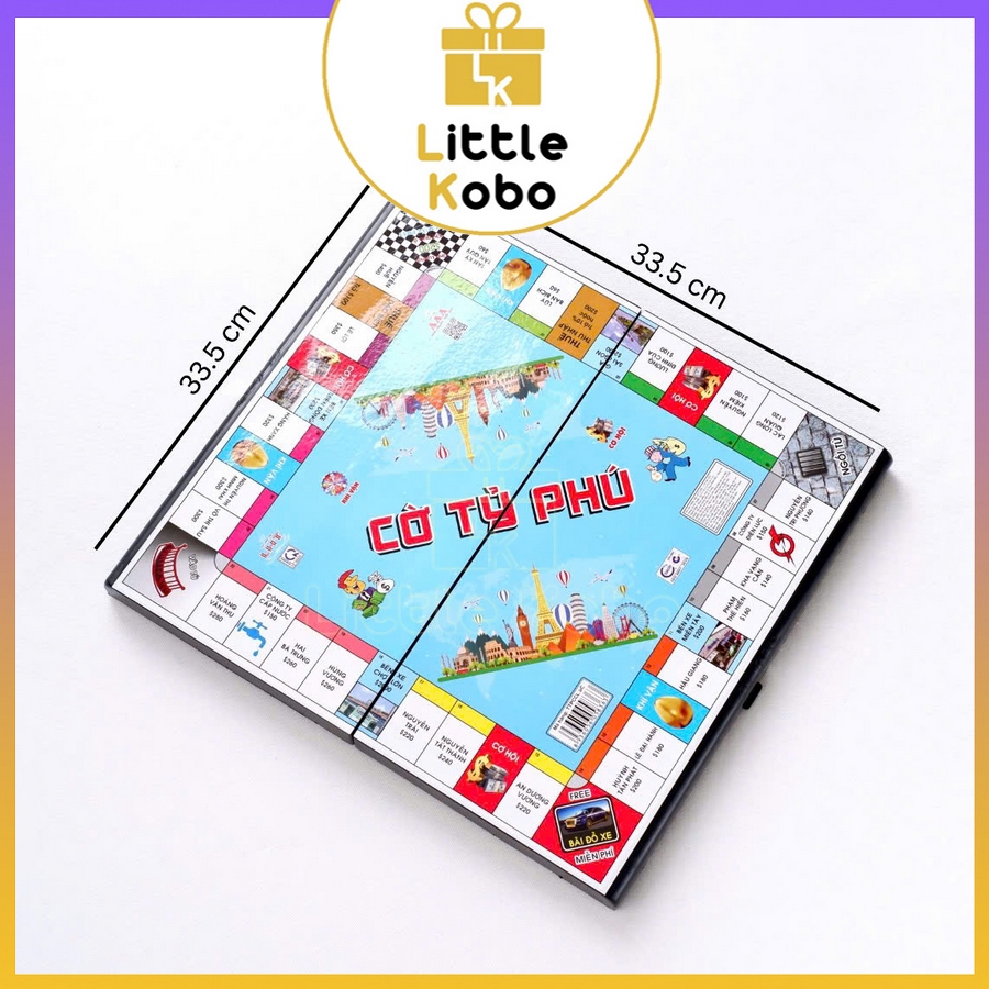 [LHT] Monopoly United in Folding SC Monopoly Set ของเล่นทางปัญญาสําหรับเด็กเพื่อพัฒนาการคิด