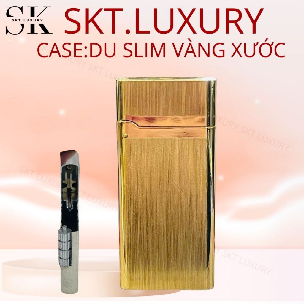 Dupont Slim Gold Scratched X Case, Dupont slim (รวมหิน 5v), ไม่รวมน้ํามันเชื้อเพลิง