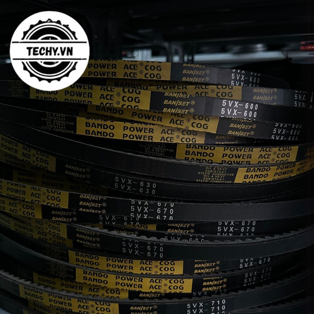 สายพาน Bando 5VX860, 5VX880, 5VX900, 5VX930, 5VX950, 5VX1000, 5VX1030, 5VX1060, 5VX1080