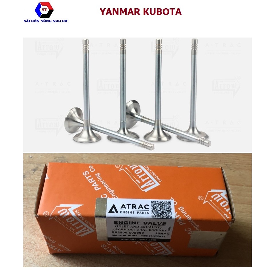 Yanmar TS50 TS60TS70 TS80 TS105 Kubota RK105 RK125 ER2500 RK145 RK165 ชุดวาล์วเครื่องยนต์