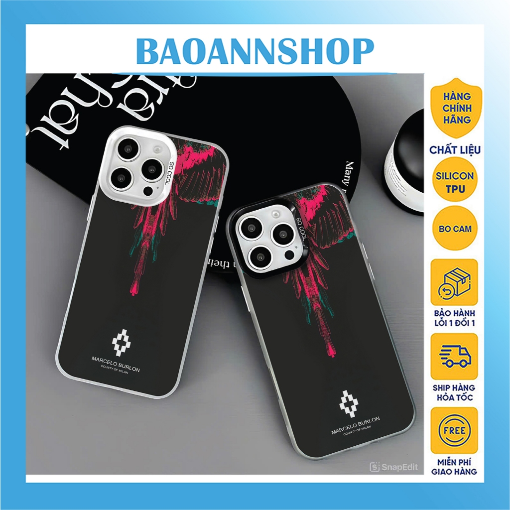 Hotrend Marcelo Burlm IMD Matte M64 เคส iphone กันกระแทก กันสิ่งสกปรก 7plus/X/Xsmax/11/12/13/14/15/1