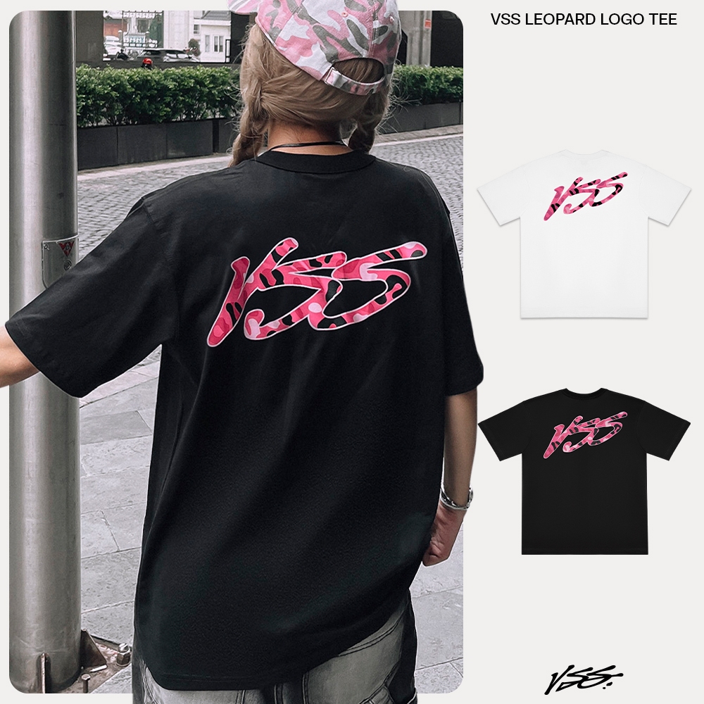 VSS ของแท้ท้องถิ่นแบรนด์เสื้อยืดผ้าฝ้าย 100% รอบคอหลวมรูปแบบพิมพ์ Oversize เสื้อยืด Unisex - VAT20