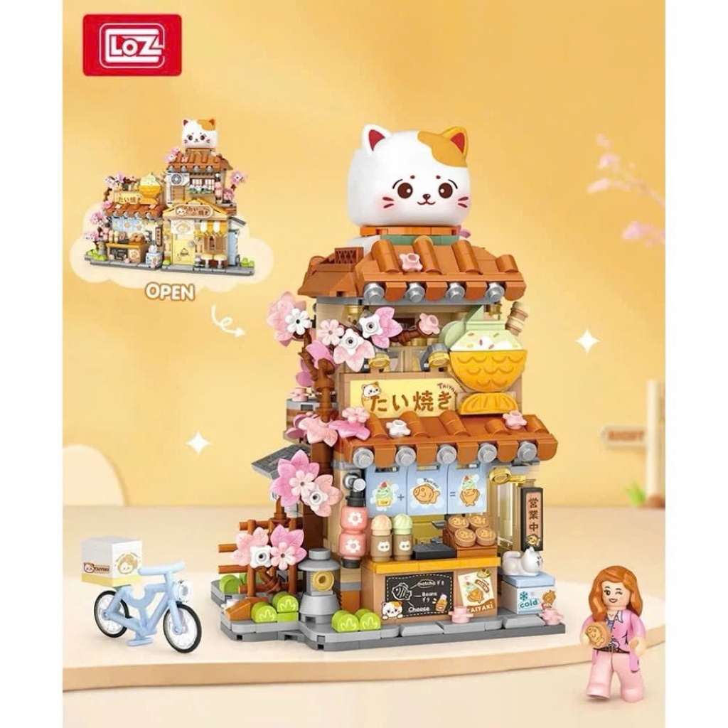 Fish Bakery Assembly Toy 4801 & Flower Shop 4802 - Building a Dream Street Corner!