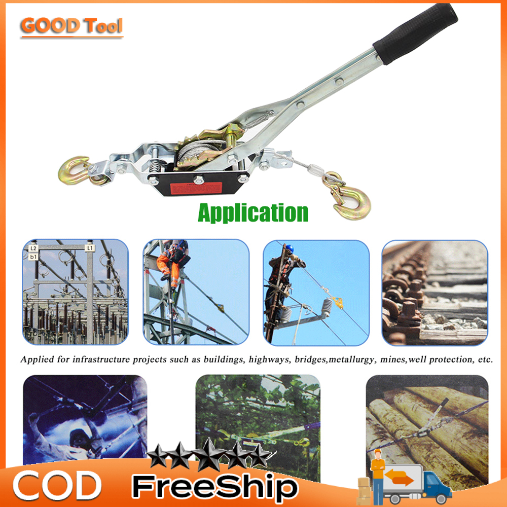 Hand Winch Type 2T 4T- 1T, Cable Tensioning Winch, Rescue Winch