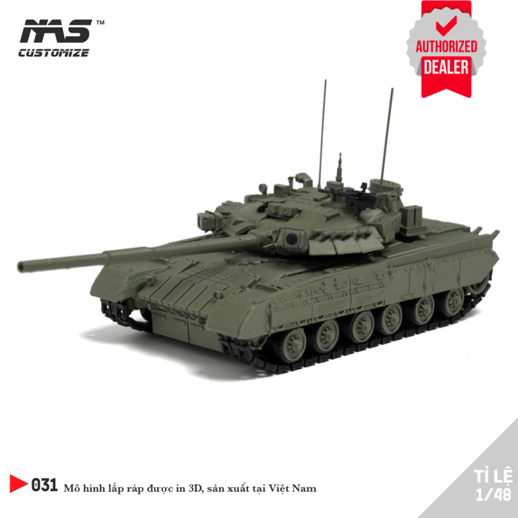 [NAS] รถถังรัสเซีย รุ่น T-80UK 1/48 โมเดลประกอบถังรัสเซีย T-80UK สเกล 1/48 (ver.2025)