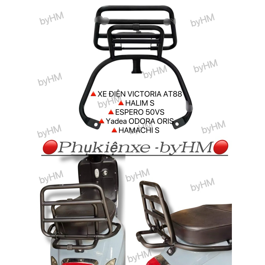 BACKBACK BAGA สําหรับ ELECTRICLES VICTORIA AT88, HALIAM SE, ESPERO 50VS, Yadea ODORA ORIS, HAMACHI S