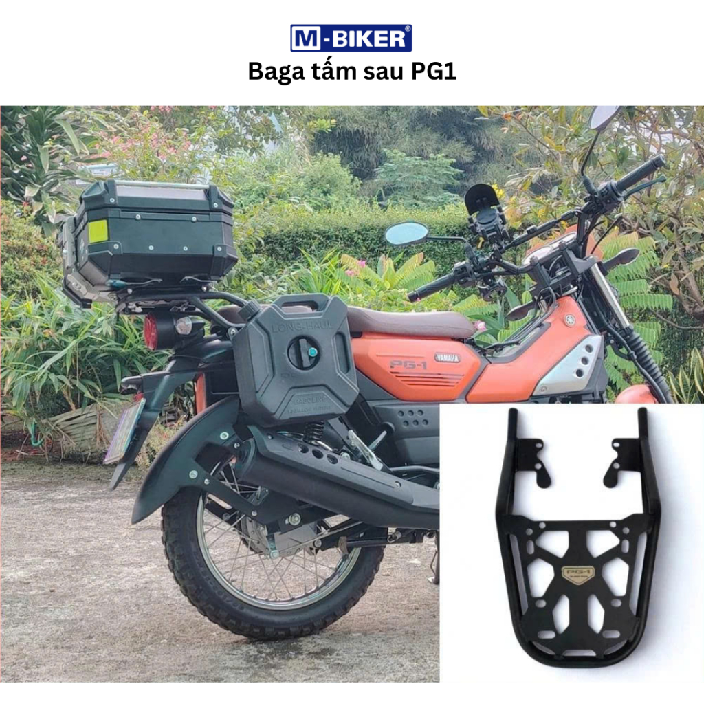 Baga pg1 กระเป๋าหลัง pg1 ช่องหลัง pg1 อุปกรณ์เสริม Mbiker แท้