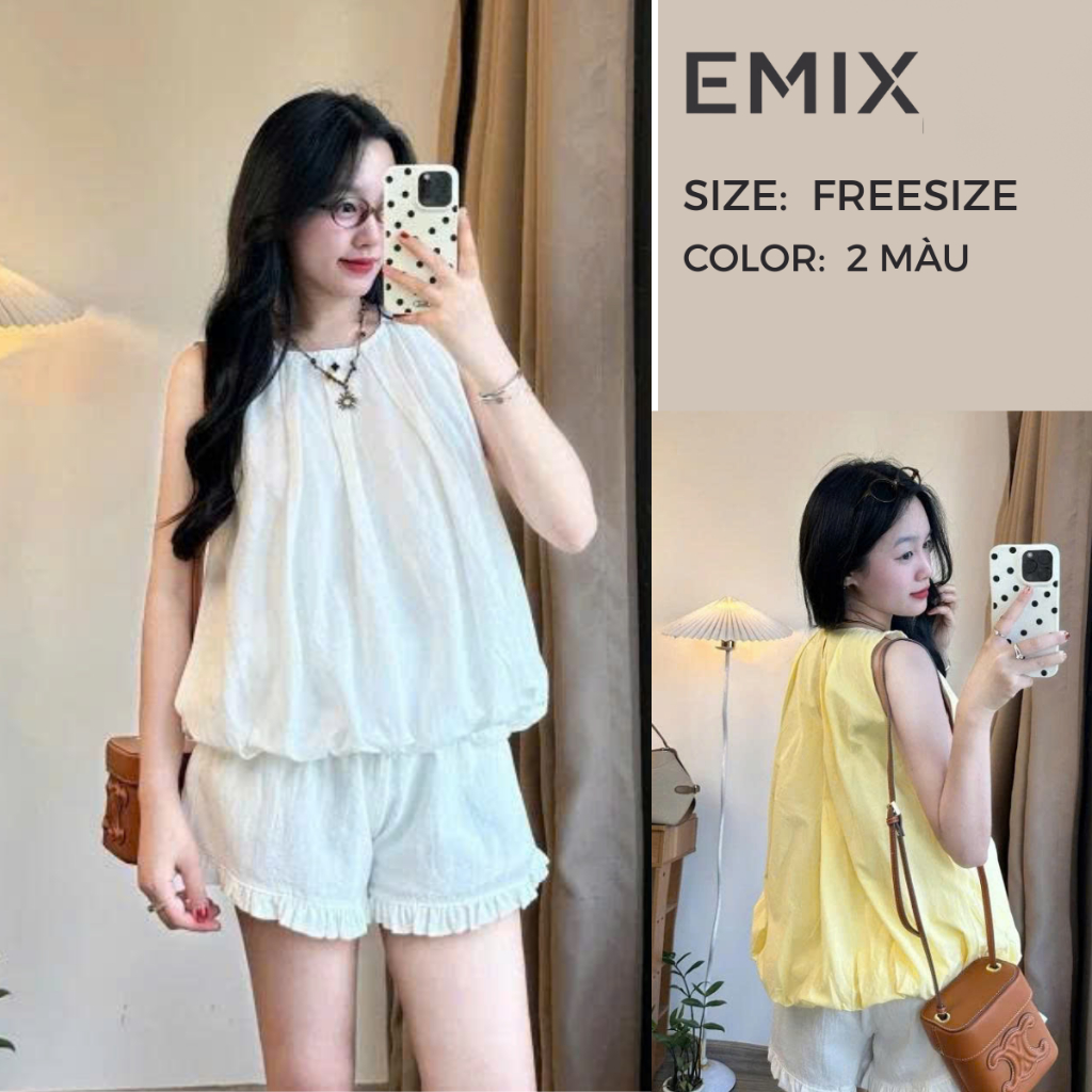 Hot Trend Underarm Puffed Shirt 2 สีสุดน่ารัก Emix - abisatnach514_p3k5