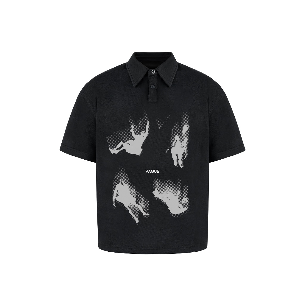 REUNION เสื้อโปโล "VAGUE" เสื้อยืดคอปก Unisex PL10