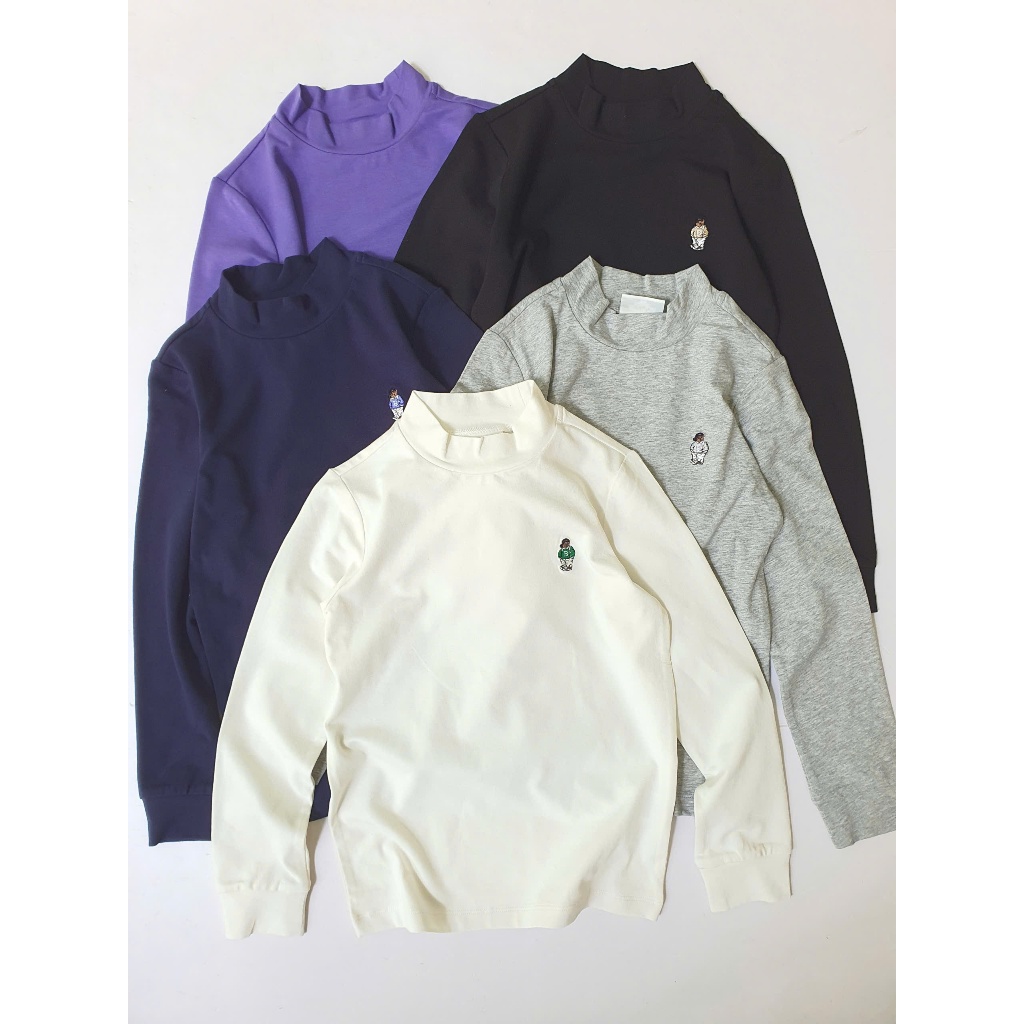 BM เสื้อระบายความร้อนคอ 3 ซม. สําหรับเด็กชายและเด็กหญิงรัสเซีย Fish Gn8G0