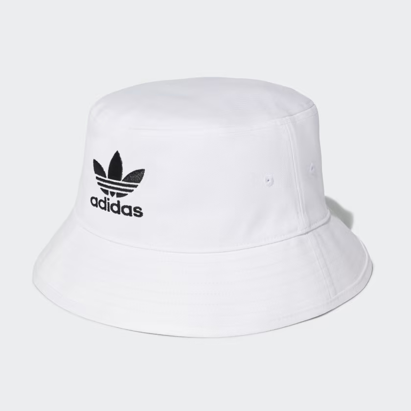 Adicolor Adidas Trefoil Bucket Hat - สีขาว - FQ4641