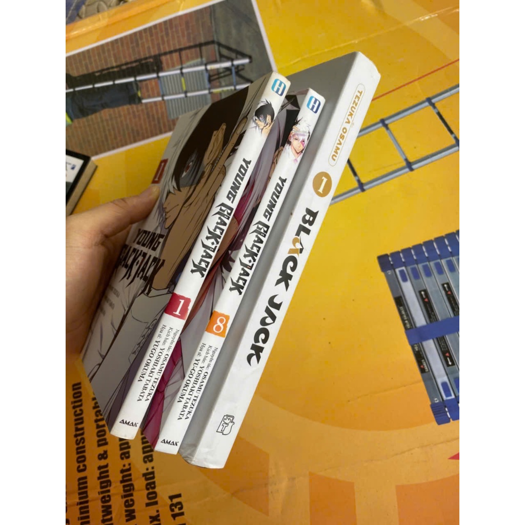 (+โปสเตอร์) Combo 3q old truen.trah notebook black jack + young black jack monster doctor poster