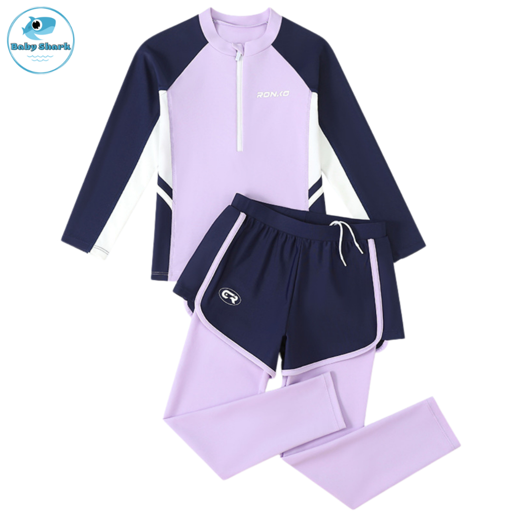 ชุดว่ายน้ําเด็กแขนยาว Yidiqi - ร้าน Babby Shark Shop G89