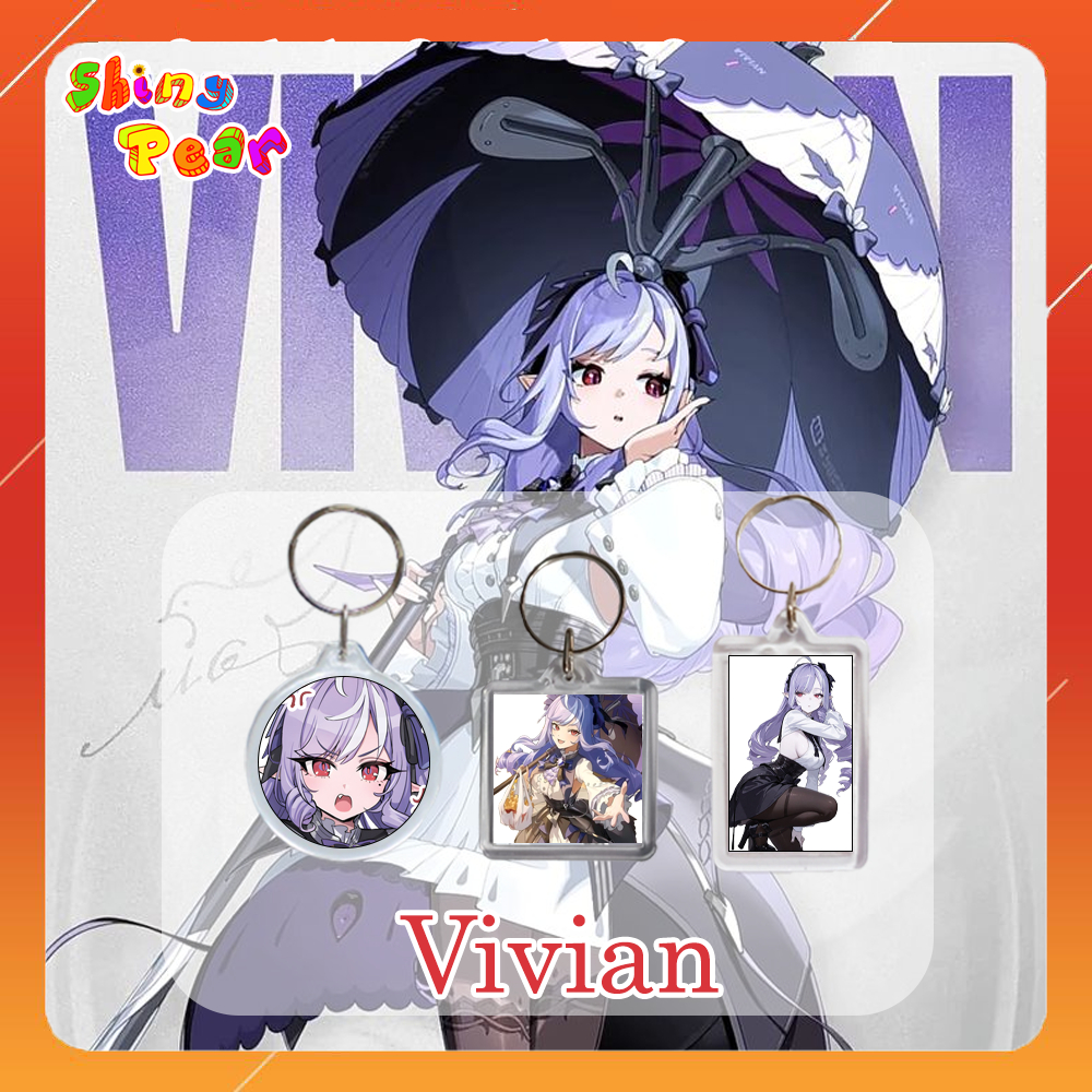 SA [Zenless Zone Zero] - พวงกุญแจ | พวงกุญแจ Vivian Banshee | Vivian - เกม Night Bird Wings ZZZ ทําใ