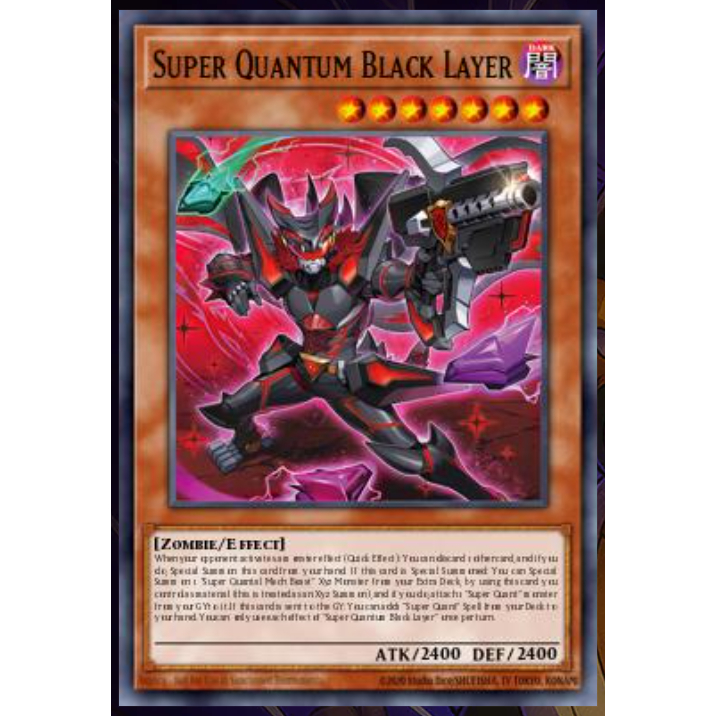 YMS - [การ์ด Yugioh] - [TCG-UK] - DUAD-EN025 - Super Quantum Black Layer - รุ่นที่ 1 ทั่วไป